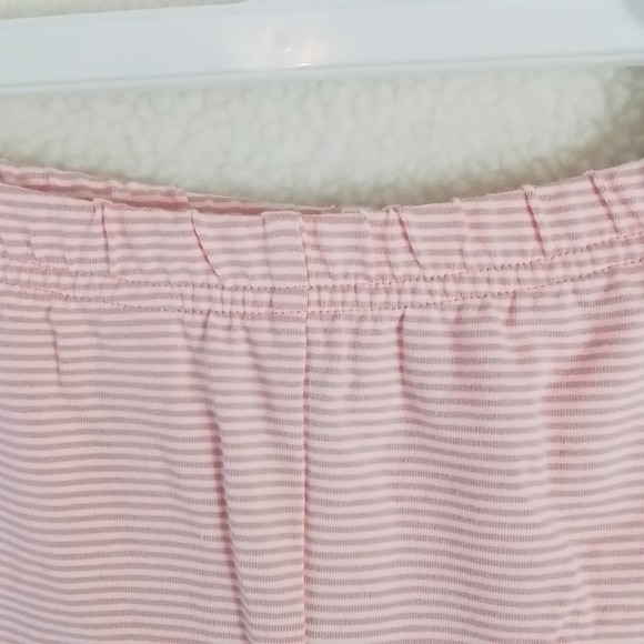 Carter's Kid Cotton Shorts Girl's Size 14 In Pink White Stripes - Picture 5 of 10